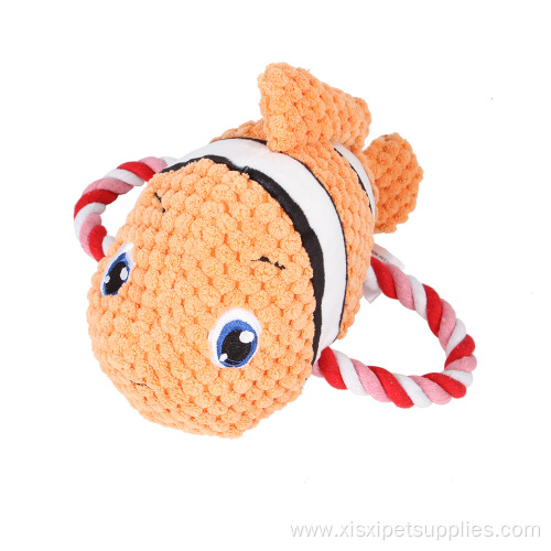 Wholesale new design squeaky plush dog chew toy